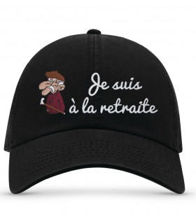 Casquette brodé je suis à la retraite