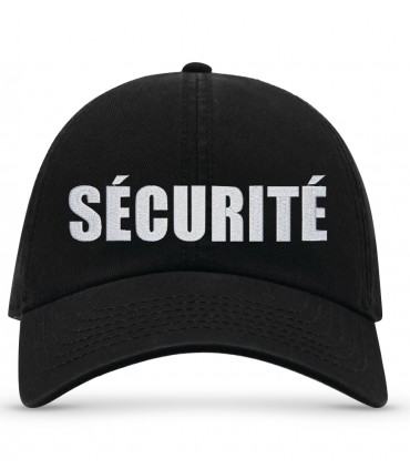 casquette brodé sécurité