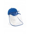 Casquette écran transparent Covid