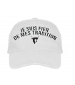 Casquette brodée je suis fier de mes tradition