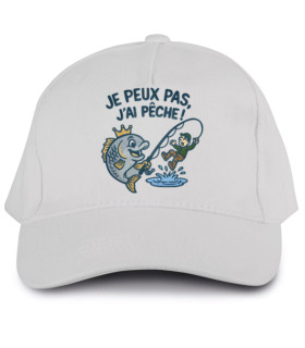 casquette pêche dorade noir