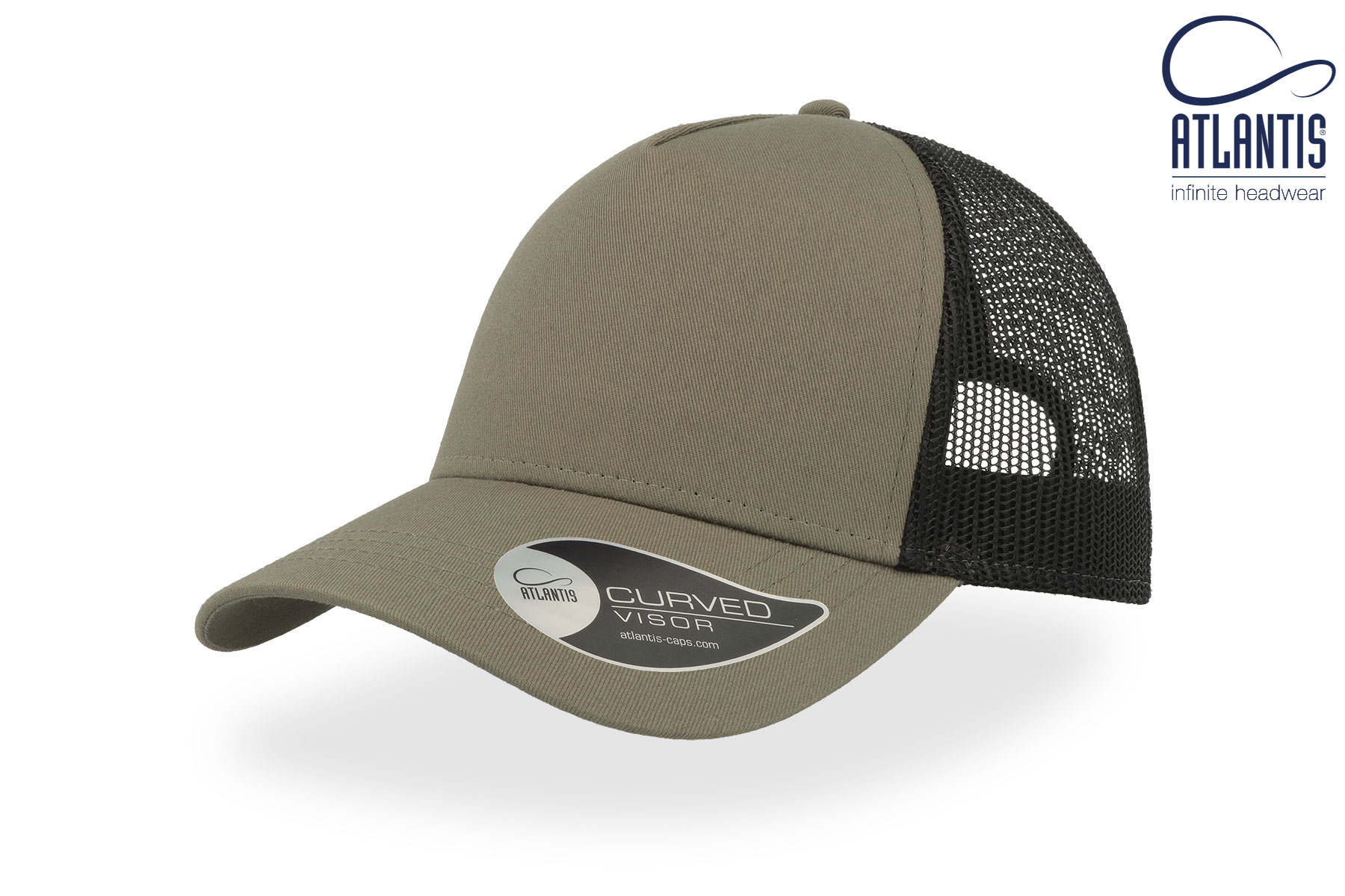 broderie logo sur casquette trucker